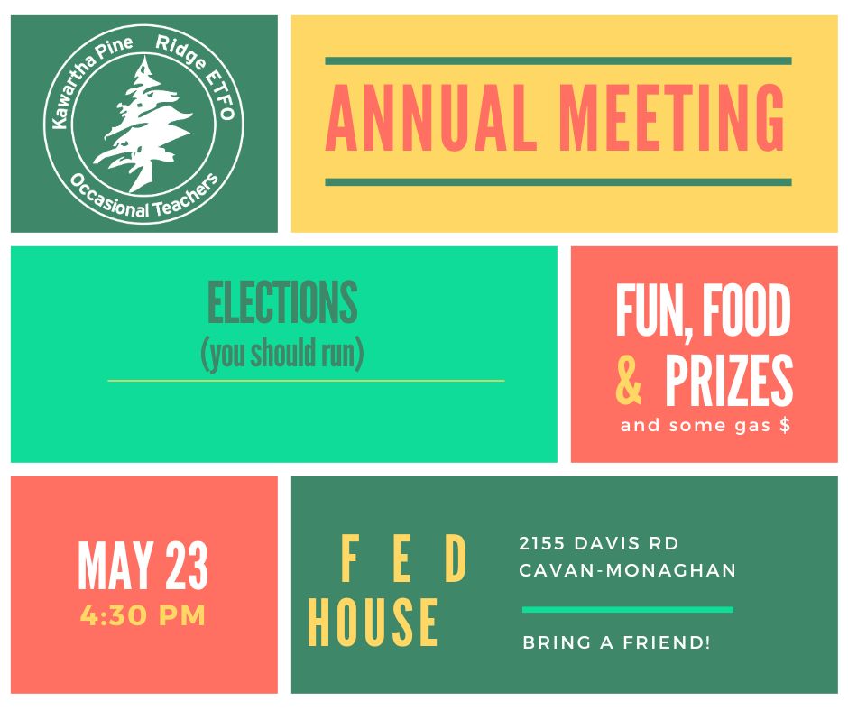 Annual General Meeting - Occasional Teacher Local